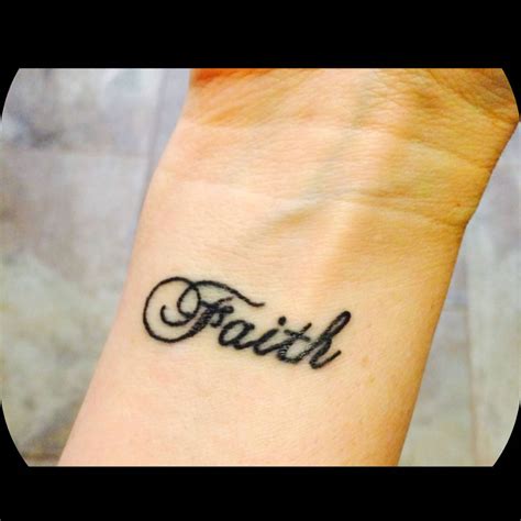 faith tattoos for ladies